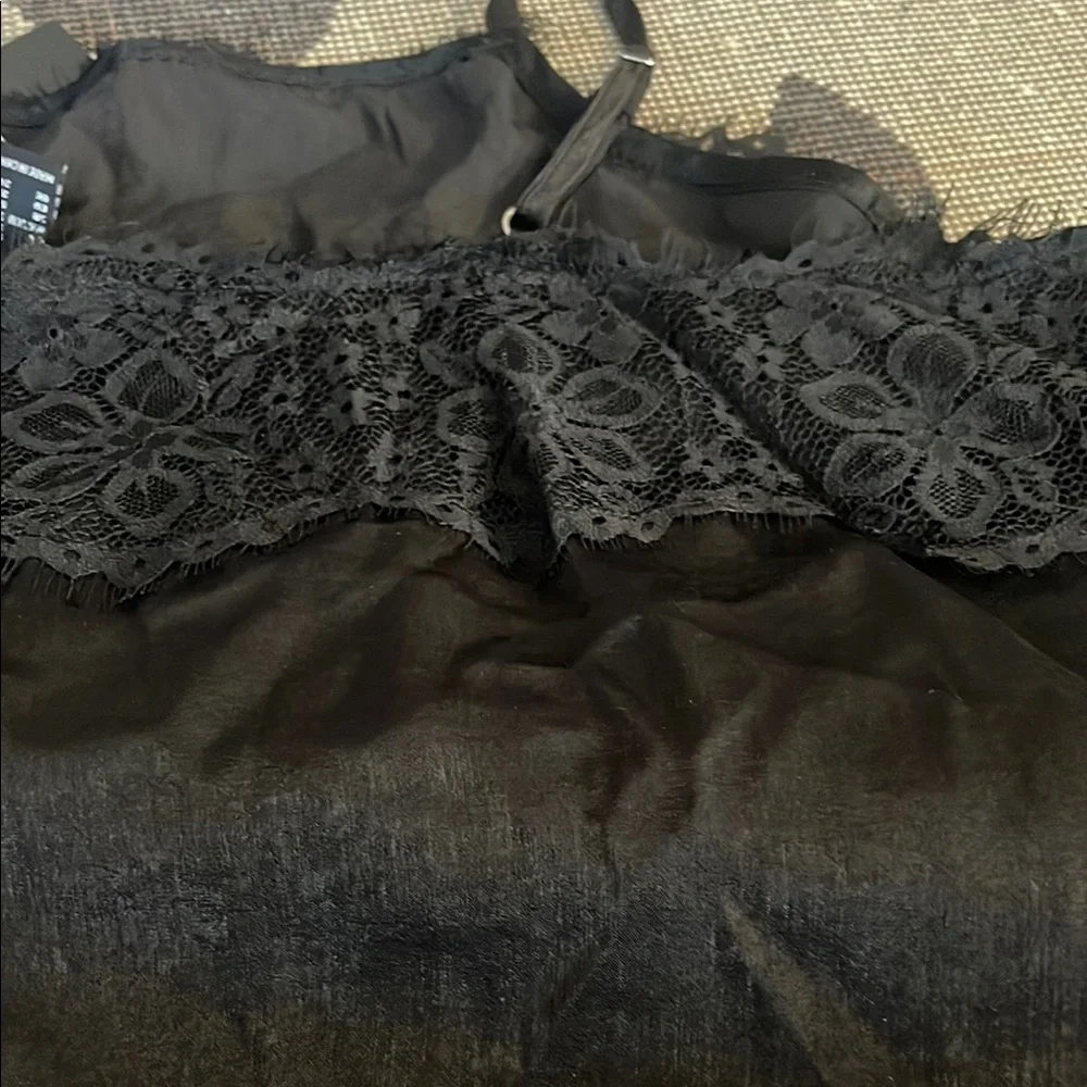 Forever 21 Black Satin Lace Cami - Picture 11 of 13
